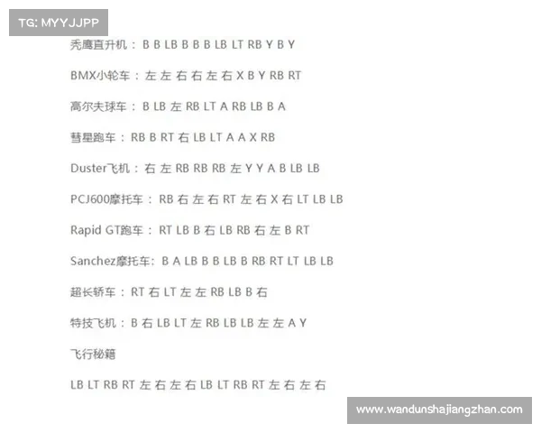 侠盗飞车秘籍全解析：轻松掌握游戏技巧与秘籍使用方法